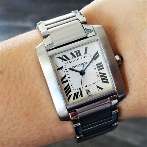 cartier tank francaise 2302|cartier tank francaise diamond dial.